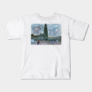 Fremantle Perth painting Kids T-Shirt